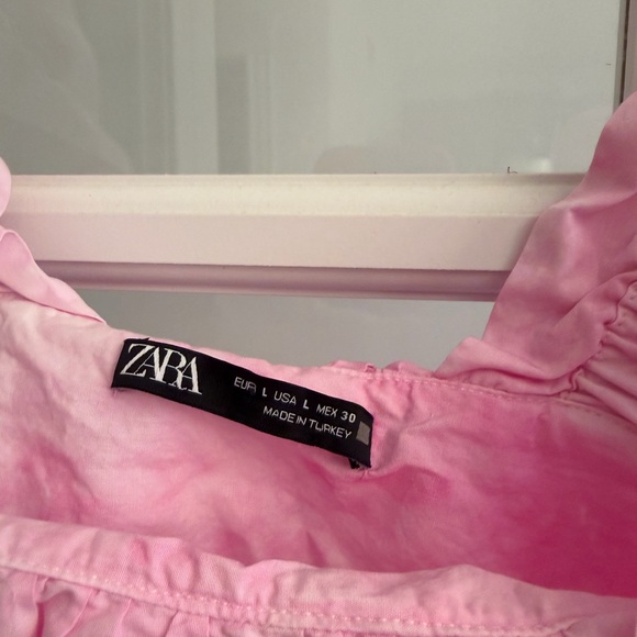 Zara Pink Ruffle Camisole - Picture 2 of 5